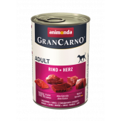 Gran Carno Original Adult Beef&Hearts консервирана храна за израстнали кучета с телешко месо и сърца